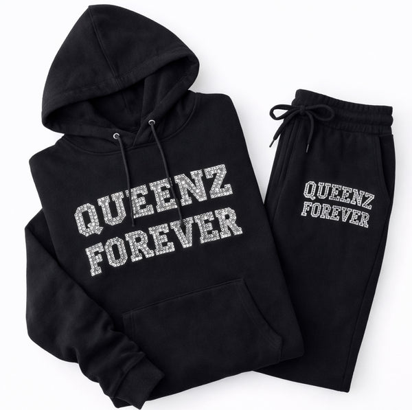 QUEENZ FOREVER Diamond Standard Hoodie Set