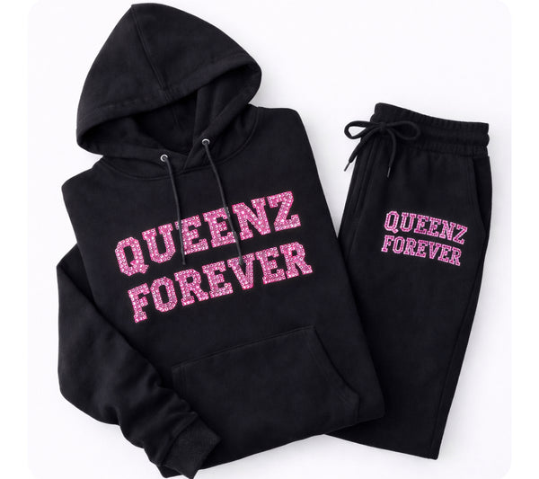 QUEENZ FOREVER Diamond Standard Hoodie Set
