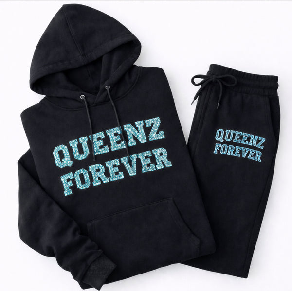 QUEENZ FOREVER Diamond Standard Hoodie Set