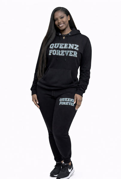 QUEENZ FOREVER Diamond Standard Hoodie Set